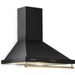 Klarstein 610mÂ³/h 165W 2 Railing, Transparent, Black