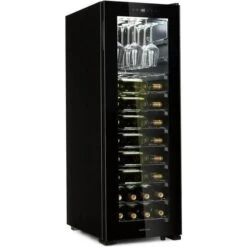 Klarstein 62 Wine Transparent, Black