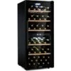 Klarstein Barossa 102 Duo Wine Refrigerator 102 Bottles Transparent, Black -Klarstein Klarstein Barossa 102 Duo wine refrigerator 102 bottles Transparent Black