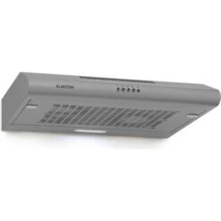 Klarstein Capannina Undercounter Hood Steel 60cm, Grey, Transparent, Silver