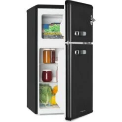 Klarstein Combination 85 Litres Retro Black