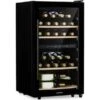 Klarstein Duo Wine Refrigerator Transparent, Black -Klarstein Klarstein Duo wine refrigerator Transparent Black