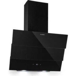 Klarstein Extractor Hood Touch Control Panel, Transparent, Black