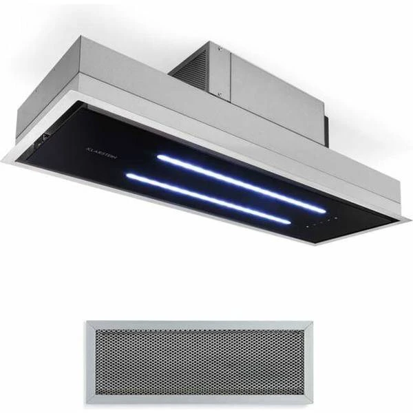 Klarstein High Line Ceiling Hood, Transparent, Black 3 Klarstein High Line Ceiling Hood, Transparent, Black