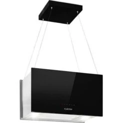 Klarstein Kronleuchter L Island, Transparent, Black