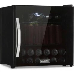 Klarstein L Onyx Refrigerator Door Transparent, Black