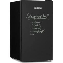 Klarstein Miro Refrigerator Writable Front 91l Crisper Compartment Black