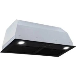 Klarstein Paolo Hood EEC: A 593 MÂ³/h Touch, Transparent, Black