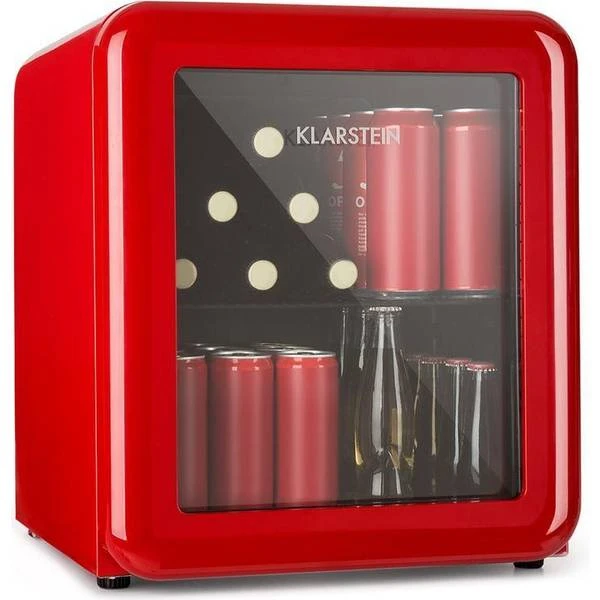Klarstein PopLife Beverage Cooler 0-10°C Red 3 Klarstein PopLife Beverage Cooler 0-10°C Red