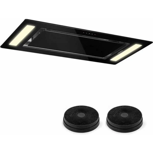 Klarstein Remy Cooker Extractor Hood Recirculation, Transparent, Black 3 Klarstein Remy Cooker Extractor Hood Recirculation, Transparent, Black