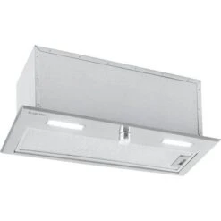 Klarstein Simplica Extractor Hood Recessed 70cm, Transparent, Silver