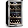 Klarstein Vinamour 45 Duo Wine Refrigerator 2 Transparent, Silver
