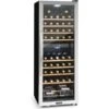 Klarstein Vinamour 54 Duo Wine Refrigerator Transparent, Silver