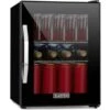 Klarstein M Onyx Refrigerator 2 Glass Door Black, Transparent -Klarstein Klarstein m Onyx refrigerator 2 glass door Black Transparent